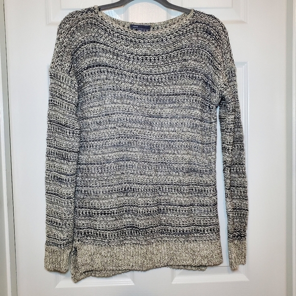 Vince Womens Marbled Tight Knit Long Sleeve Sweater Sz XXS - Picture 1 of 12